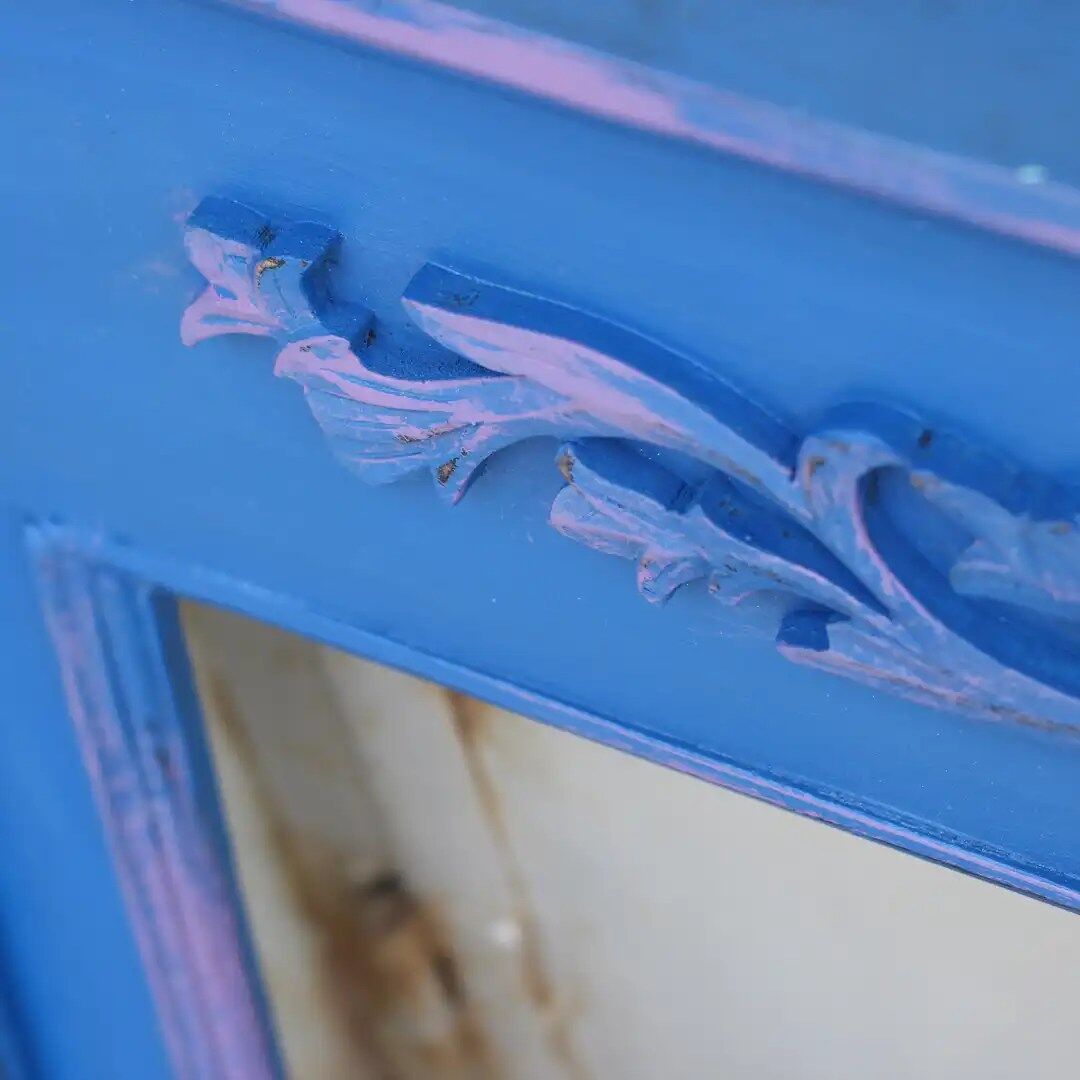 Blue Frame | upcycled wall decor | Upcycld Art Upcycld Art Blue Frame 05