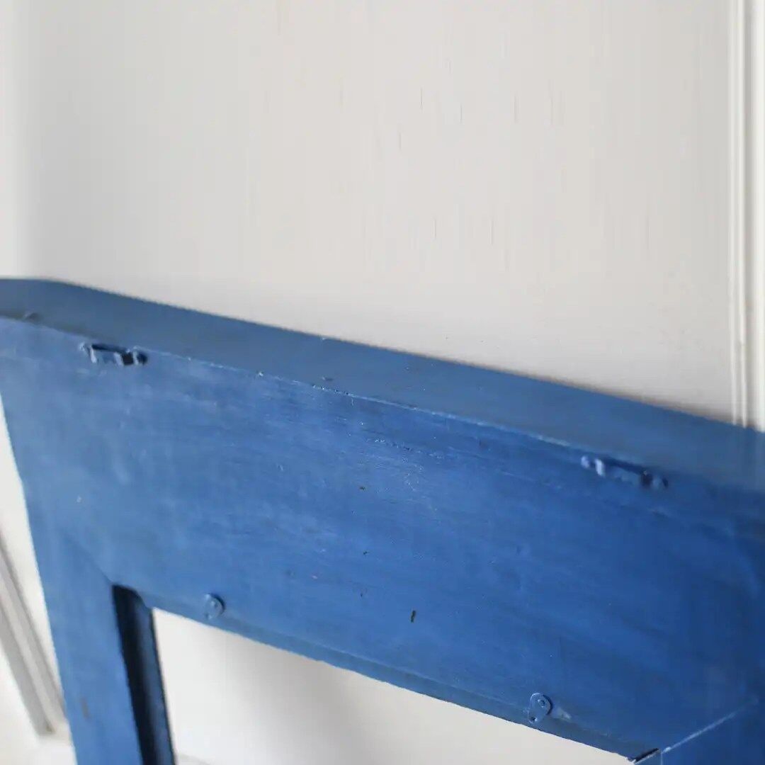 Blue Frame | upcycled wall decor | Upcycld Art Upcycld Art Blue Frame 06