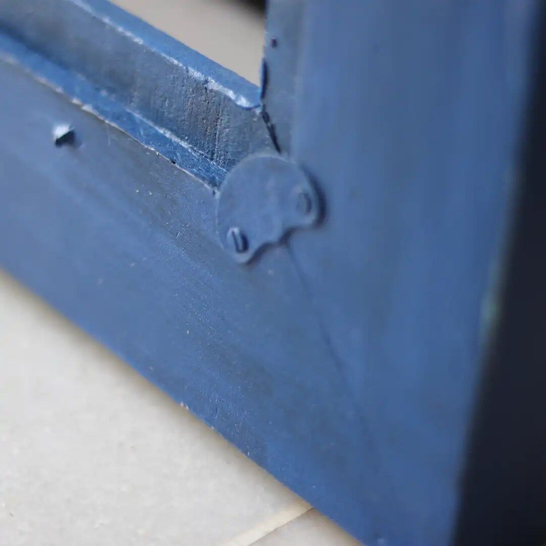 Blue Frame | upcycled wall decor | Upcycld Art Upcycld Art Blue Frame 07