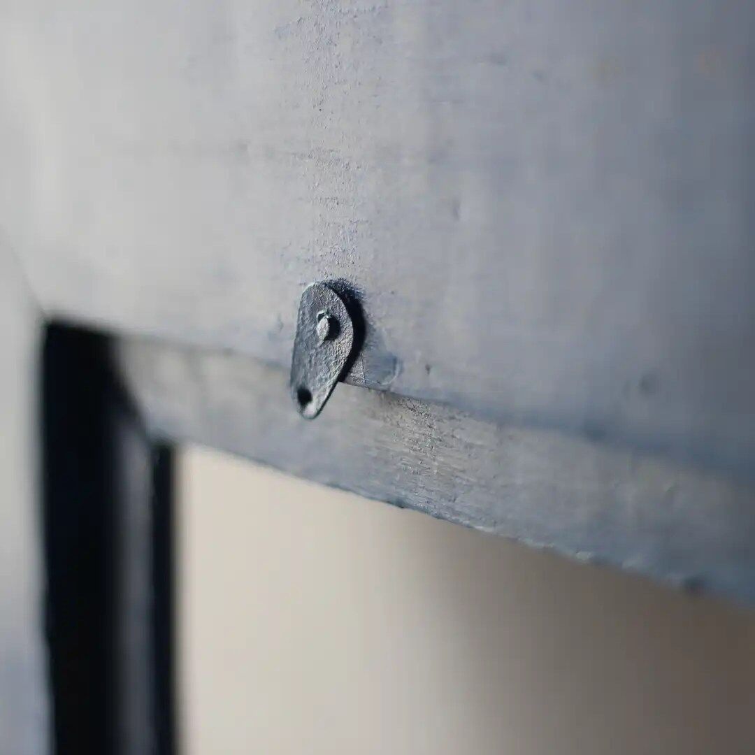 Blue Frame | upcycled wall decor | Upcycld Art Upcycld Art Blue Frame 08